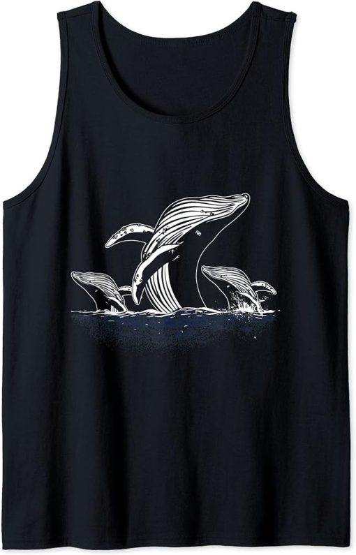 Sea Ocean Animal Waves Orca Tank Top