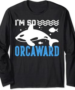 Funny Orca Lover Graphic for Women Men Kids Whale Long Sleeve T-Shirt